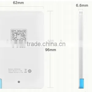 Ultra Thin Portable Universal Power Bank, Battery Charger for Mobile Phone/iPhone/iPad 20,000mAh thumbnail-2
