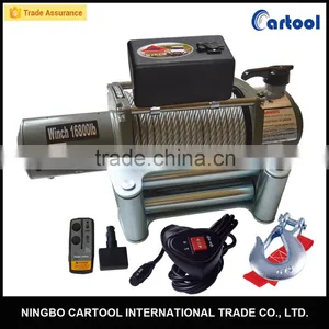 12v Electric Capstan Winches 16800lbs/car Winch/mini 12v Electric Winch thumbnail-1