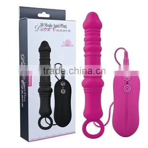 Perfect Experience Silicone Anal Plug With 10 Vibrating Massager Sex Toys For Adult thumbnail-1