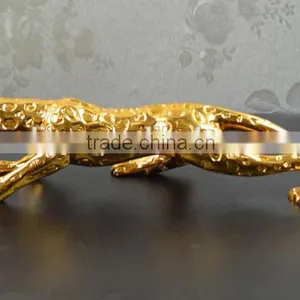 Resin Shell Leopard Sculpture Home Decor thumbnail-5