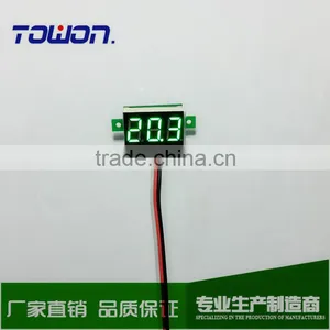 Digital Voltmeter 100V DC Three Bit Red Green Blue 0.36 " LED Voltage Meter With Reverse Connection Protection thumbnail-3