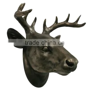 Golden Deer Head Resin Nativity Figurines thumbnail-3