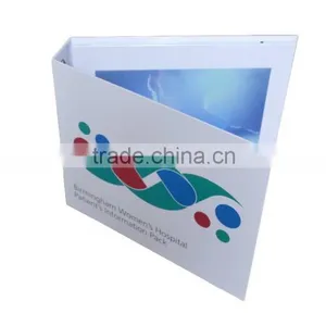Business Gift Use and Paper Material 10inch LCD Video Brochure Cards thumbnail-3