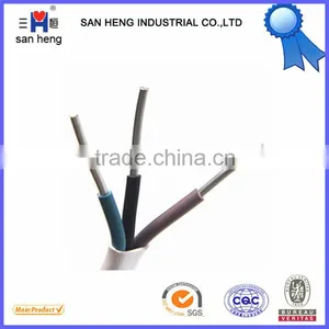 Aluminum Conductor 3 Core Electric Power Cable/flat Cable 2 X 2.5mm+1 thumbnail-5