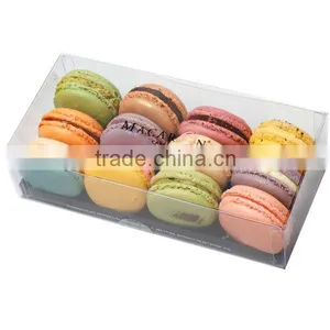 Customized Logo Macarons Box Clear Eco-friendly Packaging Box thumbnail-5