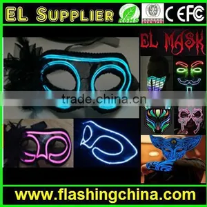Hot Sell Led Flashing Mask el Party Face Mask for All thumbnail-1