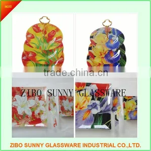 Dishes Colored Glass Plate Dish Dinnerware Sets thumbnail-1