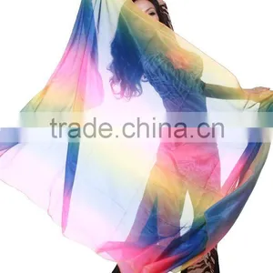 Gradient Belly Dance Veil for Belly Dancers (SJ001) thumbnail-1