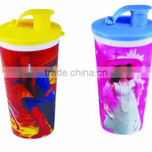 Promotional Large Plastic Cup With Lid thumbnail-1