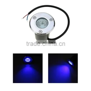 3W 12V COB LED Buried Recessed Floor Lamps IP67 Waterproof Outdoor Garden Yard Landscape Lighting Underground Street Light Lamp thumbnail-1