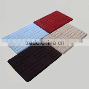 New Design Fleece Floor Mat With Anti Slip Base thumbnail-6