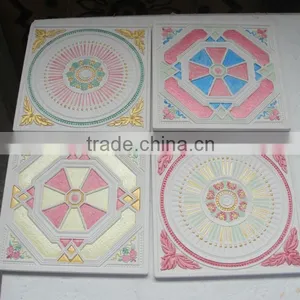 New Designs Color Ceiling Tile /GRG False Ceiling /595*595*9mm thumbnail-1