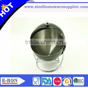 Stainless Steel Sugar Pot Condiment Serving Pot Decorative Sugar Bowl thumbnail-4