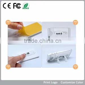 Cell Phone Credit Card Holder, Silicone Mobile Phone Card Holder New Premium Products 2016 thumbnail-6