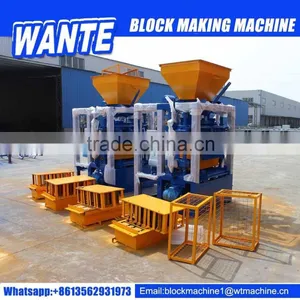 QT4-24 Small Production Line Block Machines for House Construction thumbnail-2