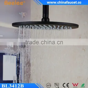 Beelee 12'' Round Mix Shower Water Saving Waterfall Rain Mist Shower thumbnail-2