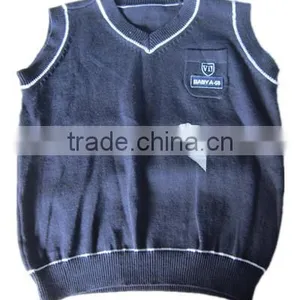 Pullover Children Wool Knit Sweater Vest School Uniforms thumbnail-1