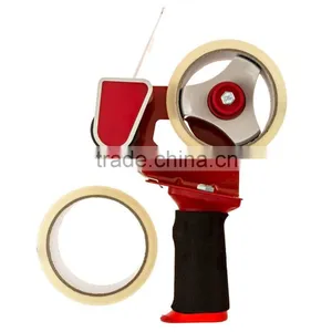 Heavy Duty Metal Professional Tape Dispenser Gun AND 2 Rolls of 55-Yard Standard 2" Inch Tape thumbnail-1