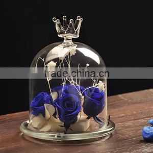 Wholesale Decorative Glass Dome With Base Made in China thumbnail-4
