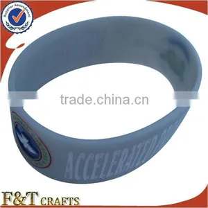 Cool Embossed Wide Motivational no Minimum Free Shipping Custom Silicone Wristband for Men thumbnail-1