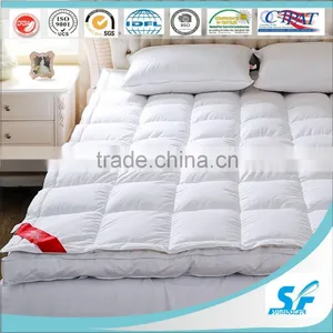 Wholesale 100%cotton Double Layer Mattress Topper With Elastic thumbnail-1