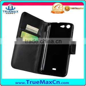 Leather Mobile Phone Case Packaging With Handle for WIKO Stairway Full Grain Leather Cover thumbnail-4
