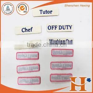 Custom High Quality Embroidery Number Hook and Loop Fastener Patches,embroidered Number Patches thumbnail-3