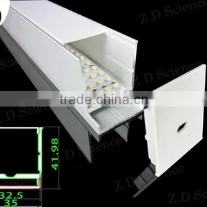 Length Customized Aluminum Extrusion Profile For LED Light Strip Bar thumbnail-1