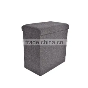 Durable Storage Laundry Ottoman thumbnail-1