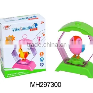 2015 Hot Selling Voice Controlled Singing Bird Toys With Light and Music thumbnail-3