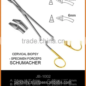 Van Doren Cervical Biopsy Forceps With Ratchet, Cervical Biopsy Forceps, Biopsy Forceps,specimen Biopsy Forceps, Biopsy Punches thumbnail-2