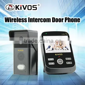 KiVOS Newest 3.5 Inch Support up to 2 Cameras and 3 Monitors. KDB303 Wireless Video Door Phone thumbnail-2