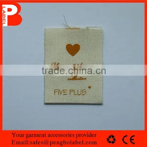 Various Kinds of Customized High Quality Print Canvas Labels With Seal Tag thumbnail-3