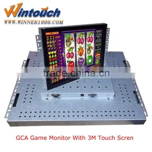 2015 Hot Sale Infrared Gaming Open Frame Touch Screen Monitor With VGA/DVI Signal Input for POG/WMS thumbnail-2