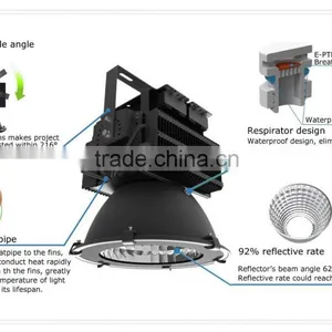 Outdoor 200W LED High Bay Light Waterproof XTE LED Meanwell Driver 5 Years Warranty 200W Waterproof Led Lights thumbnail-2