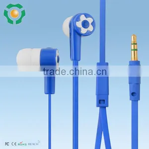 Hot Selling in Ear Flat Cable Earphone, Promotion In-ear Stereo Earphone for Mp3 thumbnail-1