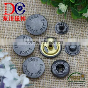 Wholesale Metal Button Customized 4 Parts Snap Fastener,Snap Button Bracelet thumbnail-1