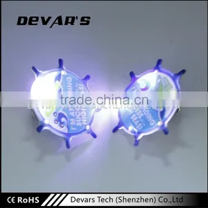 Hot Selling Fashion Led Light Flashing Poppy Lapel Pin Button Badge Custom Supplier's Choice thumbnail-5
