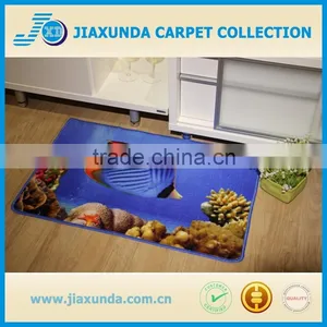 Nylon Print Pattern Washable Custom Size Bath Mat thumbnail-1