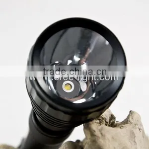 POPPAS F301Rechargeable 10W Black Aluminum Tactical XML T6 Red LED Multifunction Police Flashlight thumbnail-2