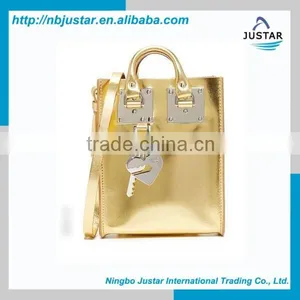 2016 Hot Luxury Lady Tote Shoulder Bag Plain Designer Handbag for Women thumbnail-1