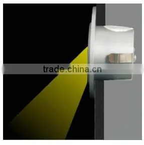 2016 Round Sand Blasted Glass Surface Mounted Outdoor Led Stair Wall Light thumbnail-4
