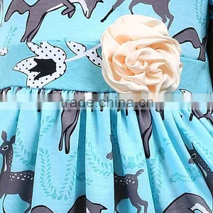 Comfortable Yiwu Baby Clothing 100% Cotton One Piece Girls Party Dresses thumbnail-4