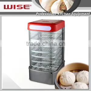 Commercial Stainless Steel Electric Curved Food Steamer Display Cabinet Mechanical Type thumbnail-5