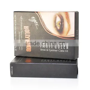 Hot Sale 3 Color Eye Brow Kit Eyebrow Powder And Eyeliner Palette With Eyebrow Brush thumbnail-4