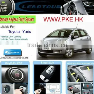 Auto Smart Start System Passive Keyless Entry PKE Remote Start Push Button Start Car for Toyota Yaris thumbnail-1