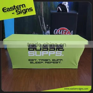 Trade Show Advertising Transfer Printing Polyester Cheap Square Table Cloth thumbnail-4