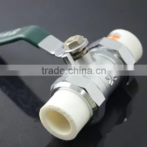 Ppr Manufactur Ppr Fittngs Company PPR Copper Plating Ball Valve thumbnail-4