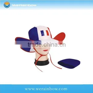 Customized Promotional Fashion 190T Polyester Waterproof Foldable Hat thumbnail-1