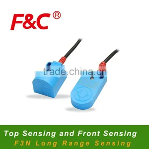 F3N Series 25*25mm Top Sensing And Front Sensing Inductive Proximity Sensor, Long Sensing Range Proximity Sensor thumbnail-1